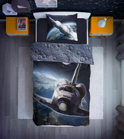 Space Rymdfarkost Sängkläder 140x200 cm – 100 procent bomull-2