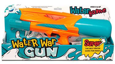 Space vattenpistol för barn, 38 cm, orange/turkos
