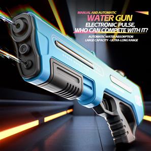 Space Water Gun – Elektrisk vattenpistol med dubbla vattenstrålar – Blå-2