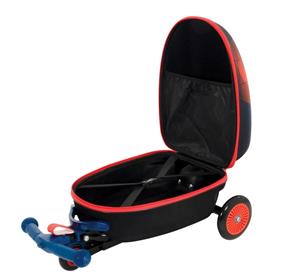 Spiderman 3-i-1 Sparkcykel med väska-3