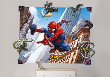 Spiderman 3D Väggdekoration - Wallstickers / Tapet-2