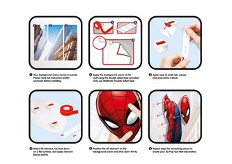 Spiderman 3D Väggdekoration - Wallstickers / Tapet-6