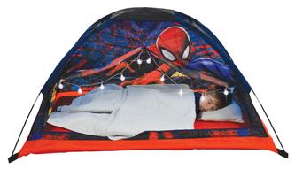 Spiderman Dröm Barntält med luftmadrass och ljus-5
