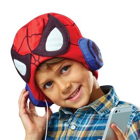 Spiderman mössa med hörlurar till barn-3