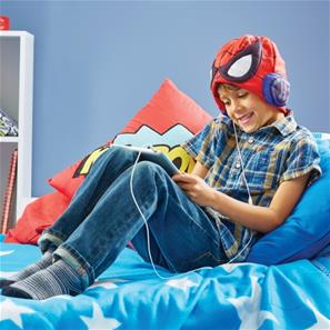 Spiderman mössa med hörlurar till barn-5