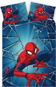 SpiderMan påslakanset 140 x 200 cm - 100 bomull