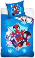 SpiderMan påslakanset 140 x 200 cm - 100 bomull
