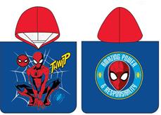 Spiderman Poncho badhandduk med huva