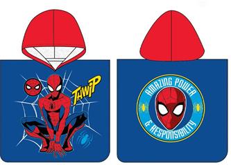 Spiderman Poncho badhandduk med huva