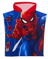 Spiderman-poncho, badhandduk med huva – Fast dry