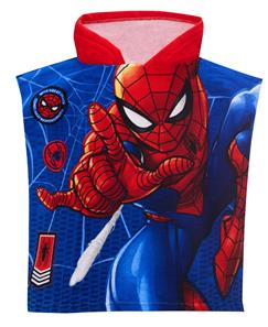 Spiderman-poncho, badhandduk med huva – Fast dry