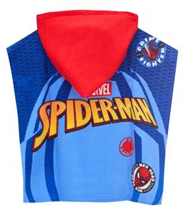 Spiderman-poncho, badhandduk med huva – Fast dry-2