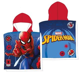 Spiderman-poncho, badhandduk med huva – Fast dry-5