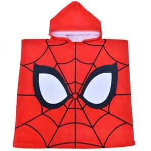Spiderman Poncho badhandduk med huva