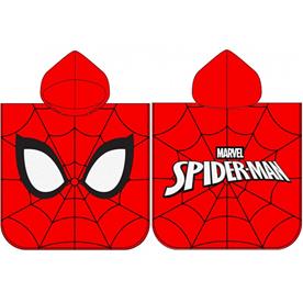 Spiderman Poncho badhandduk med huva-3