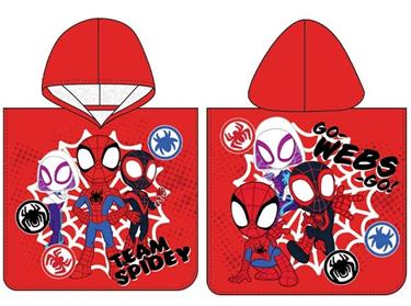 Spidey and His Amazing Friends Poncho badhandduk med huva