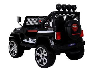 Sport SUV 4x4 elbil 12v m/4x45W + Gummihjul + fjärrk.-3