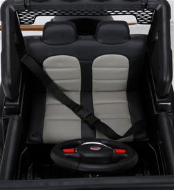 Sport SUV 4x4 elbil 12v m/4x45W + Gummihjul + fjärrk.-10