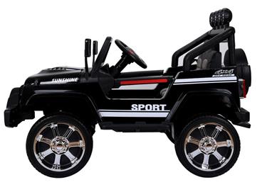 Sport SUV 4x4 elbil 12v m/4x45W + Gummihjul + fjärrk.-2