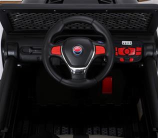 Sport SUV 4x4 elbil 12v m/4x45W + Gummihjul + fjärrk.-7