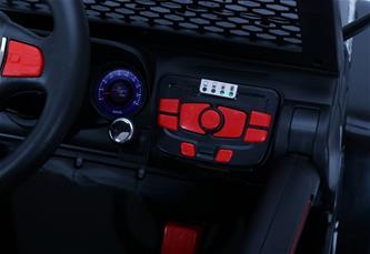 Sport SUV 4x4 elbil 12v m/4x45W + Gummihjul + fjärrk.-8