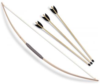 Sportbåge 120 cm m/3 pilar med stopp