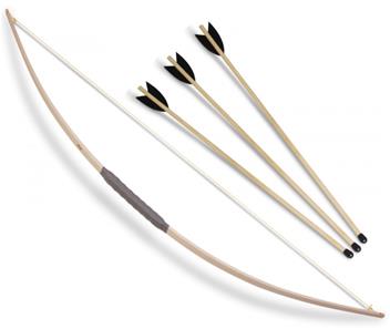 Sportbåge 120 cm m/3 pilar med stopp