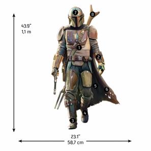 Star Wars Mandalorian Gigant Wallstickers-3