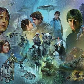 Star Wars Original Trilogy Tapet 320 x 183 cm-4