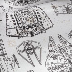Stars Wars Blueprint Tapetrulle 52,07 x 503 cm-7