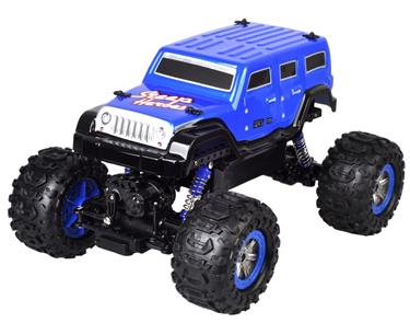 Steep Fighter Radiostyrd 4WD Monster Crawler 1:12 2.4G, Blå