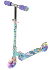 Stitch Hopfällbar Sparkcykel med LED-ljushjul