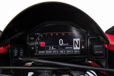 Street Racer EL Motorcykel 24V 250W m/gummihjul och lädersäte, Röd-10