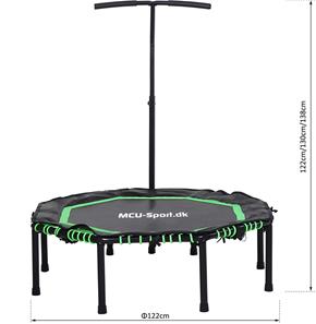  MCU-Sport Fitness studsmatta Octagon hopfällbar,handtag 122cm, grön-2