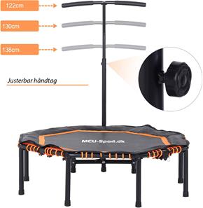  MCU-Sport Fitness studsmatta Octagon hopfällbar, handtag 122cm,röd -3