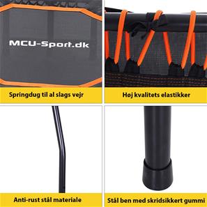  MCU-Sport Fitness studsmatta Octagon hopfällbar, handtag 122cm,röd -4