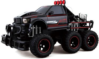 Superior Off-Road 6x6 RC Truck 1:10, svart