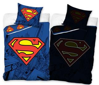 Superman-sängkläder 140 x 200, 100 procent bomull