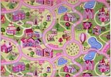 Sweet Town Bil barnmatta 140 x 200 cm