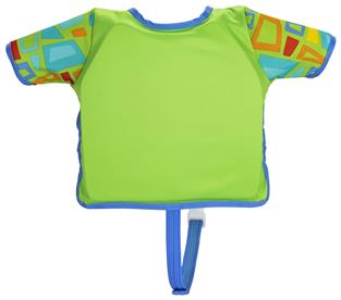 Swim Safe ABC Sim Träningsväst UPF 50+ m/ärmar, Skum 11-30 kg Grön-2