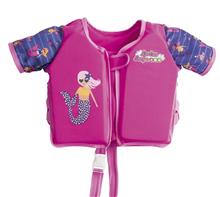 Swim Safe Sim Träningsväst UPF 50+ m/ärmar, Skum 3-6 år, Sjöjungfru