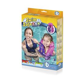 Swim Safe Uppblåsbar Väst Deluxe (tyg foder) 3-6 år, sjöjungfru-6