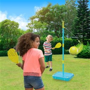 Swingball 3-i-1 Stångtennis + StångFotboll + Basket Multiplay-7