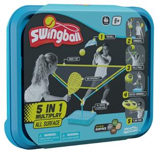 Swingball 5-in-1 Tailball + Stångtennis + Volleyboll + Fotboll + Kastskiva