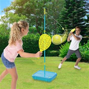 Swingball 5-in-1 Tailball + Stångtennis + Volleyboll + Fotboll + Kastskiva-10