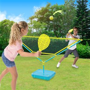 Swingball 5-in-1 Tailball + Stångtennis + Volleyboll + Fotboll + Kastskiva-11