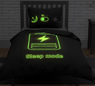 Teenager Sleep Mode-sängkläder 140x200 cm – 100 procent bomull
