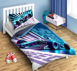 Teenager Speed-sängkläder 140x200 cm – 100 procent bomull-2