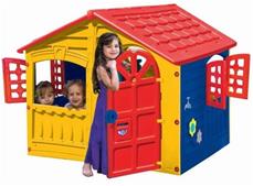 The House of Fun Lekstuga i plast, flerfärgad
