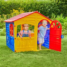 The House of Fun Lekstuga i plast, flerfärgad-5